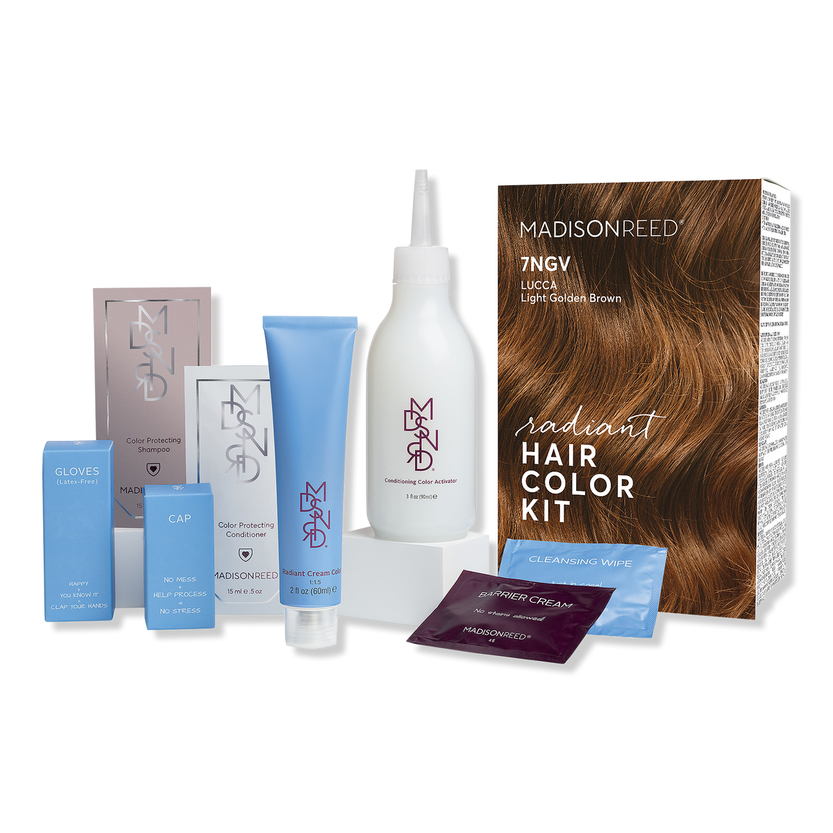 Madison Reed Radiant Hair Color Kit, Lucca Light Brown, 1 ea