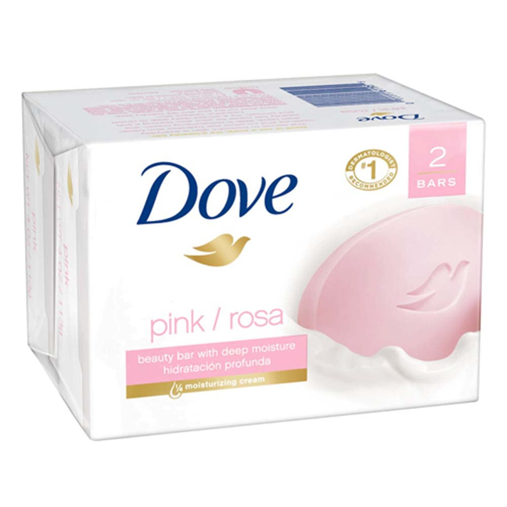 Dove Beauty Bar with Deep Moisture Bar, Pink, 4.25 oz, 2 ea