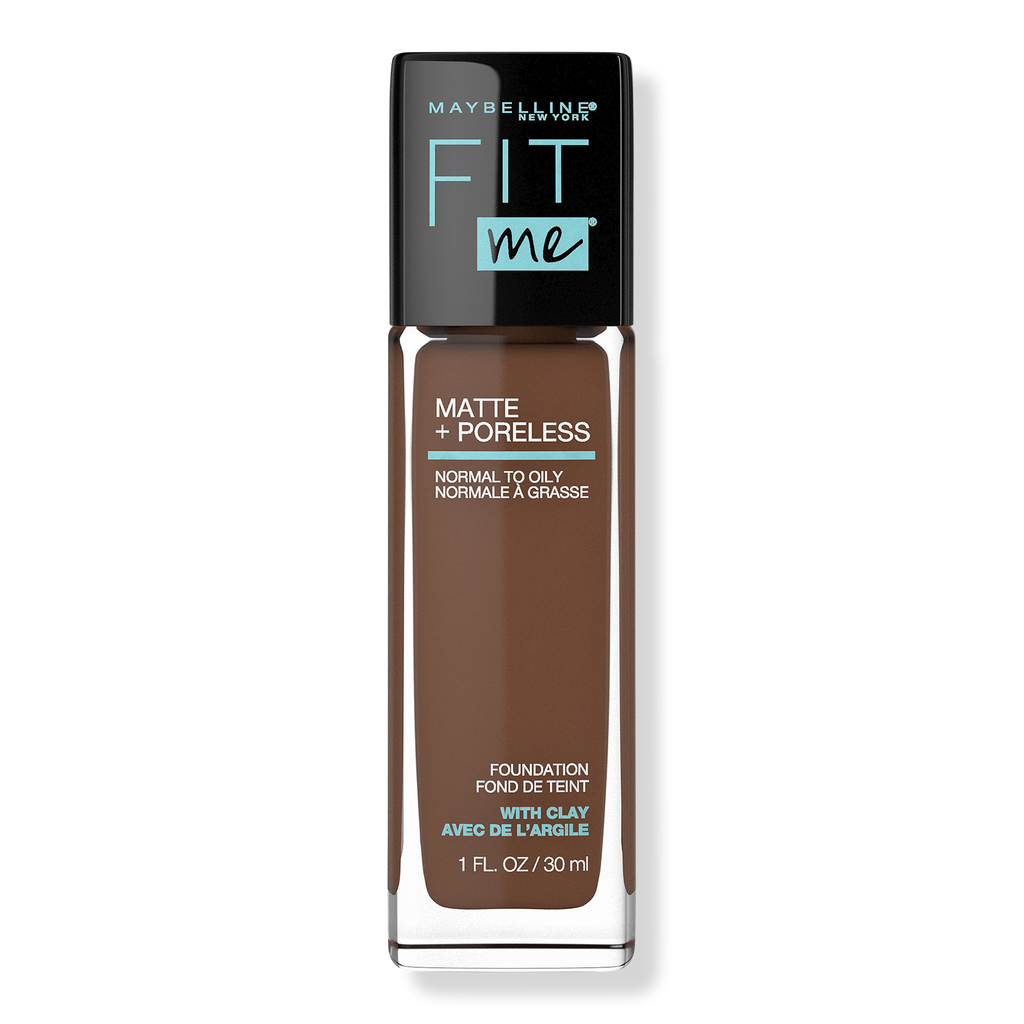 Maybelline Fit Me Matte + Poreless Liquid Foundation, Java 375, 1 oz