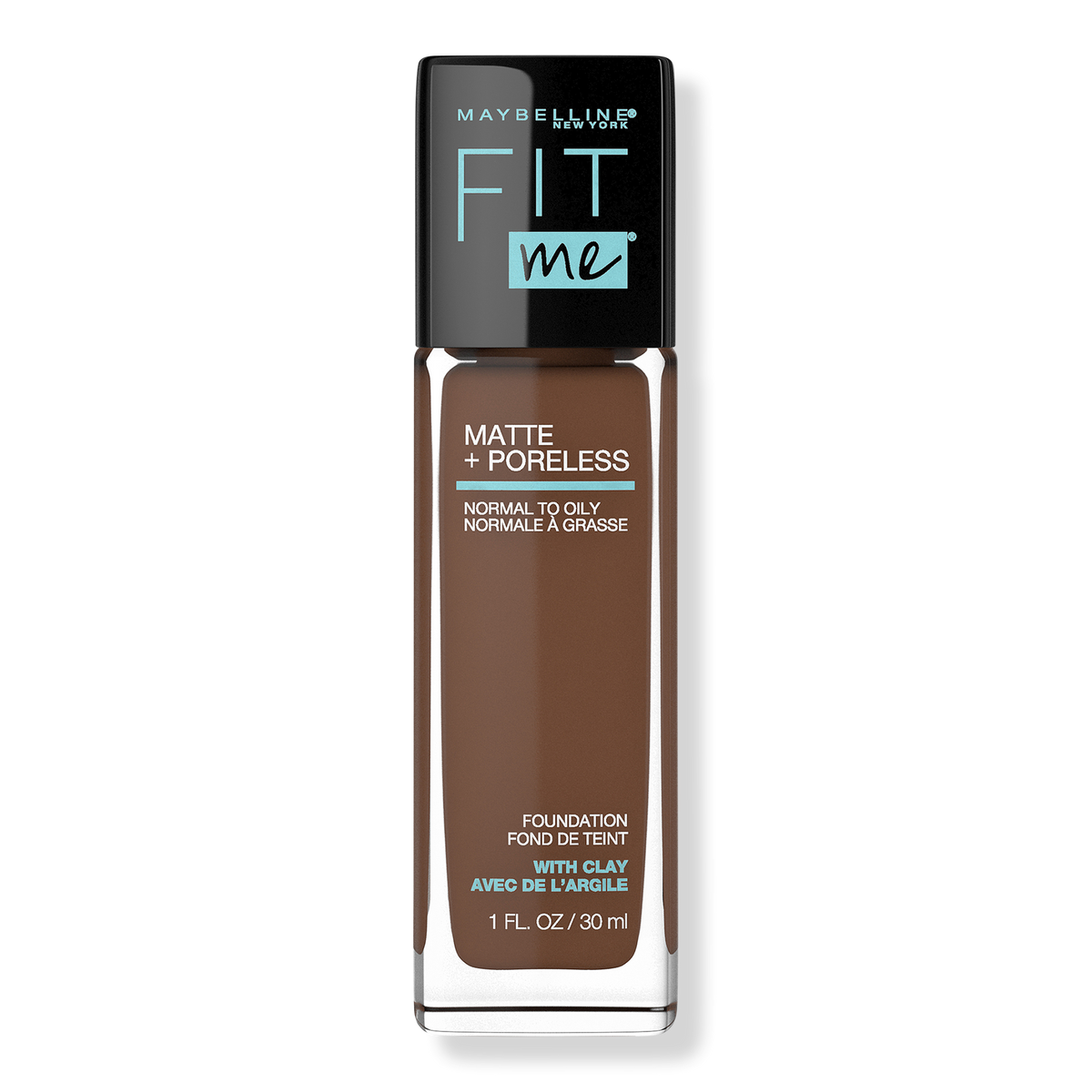 Maybelline Fit Me Matte + Poreless Liquid Foundation, Java 375, 1 oz