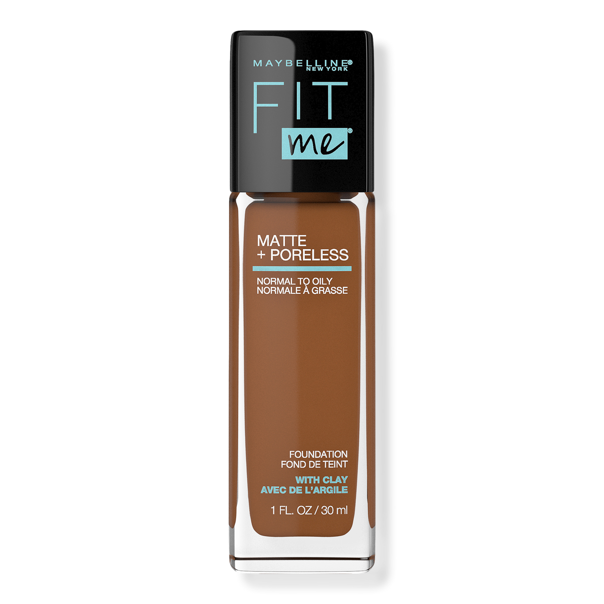 Maybelline Fit Me Matte + Poreless Liquid Foundation, Deep Golden 368, 1 oz
