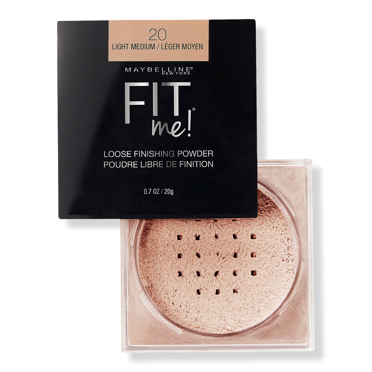 Maybelline Fit Me Loose Finishing Powder, Light Medium, 0.7 oz