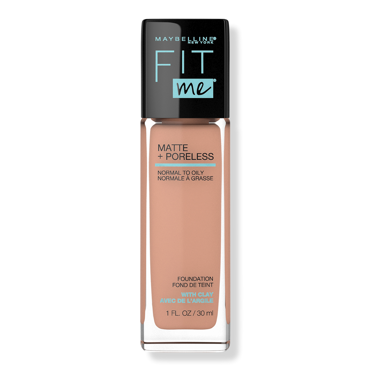 Maybelline Fit Me Matte + Poreless Liquid Foundation, Light Honey 242, 1 oz