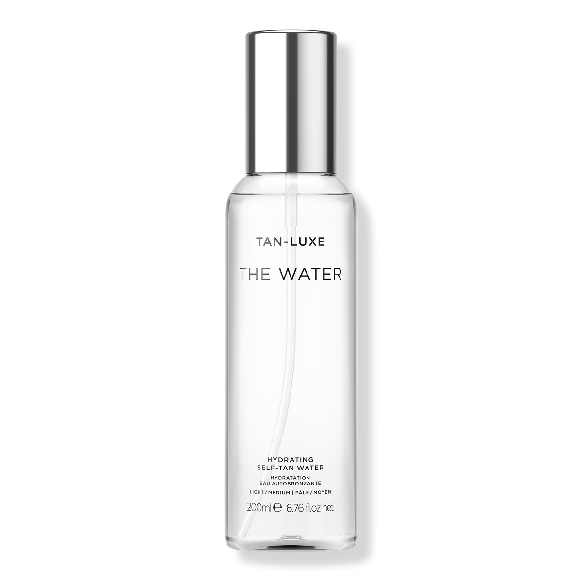 TAN-LUXE The Water Hydrating Self-Tan Water, Light/Medium, 6.7 oz