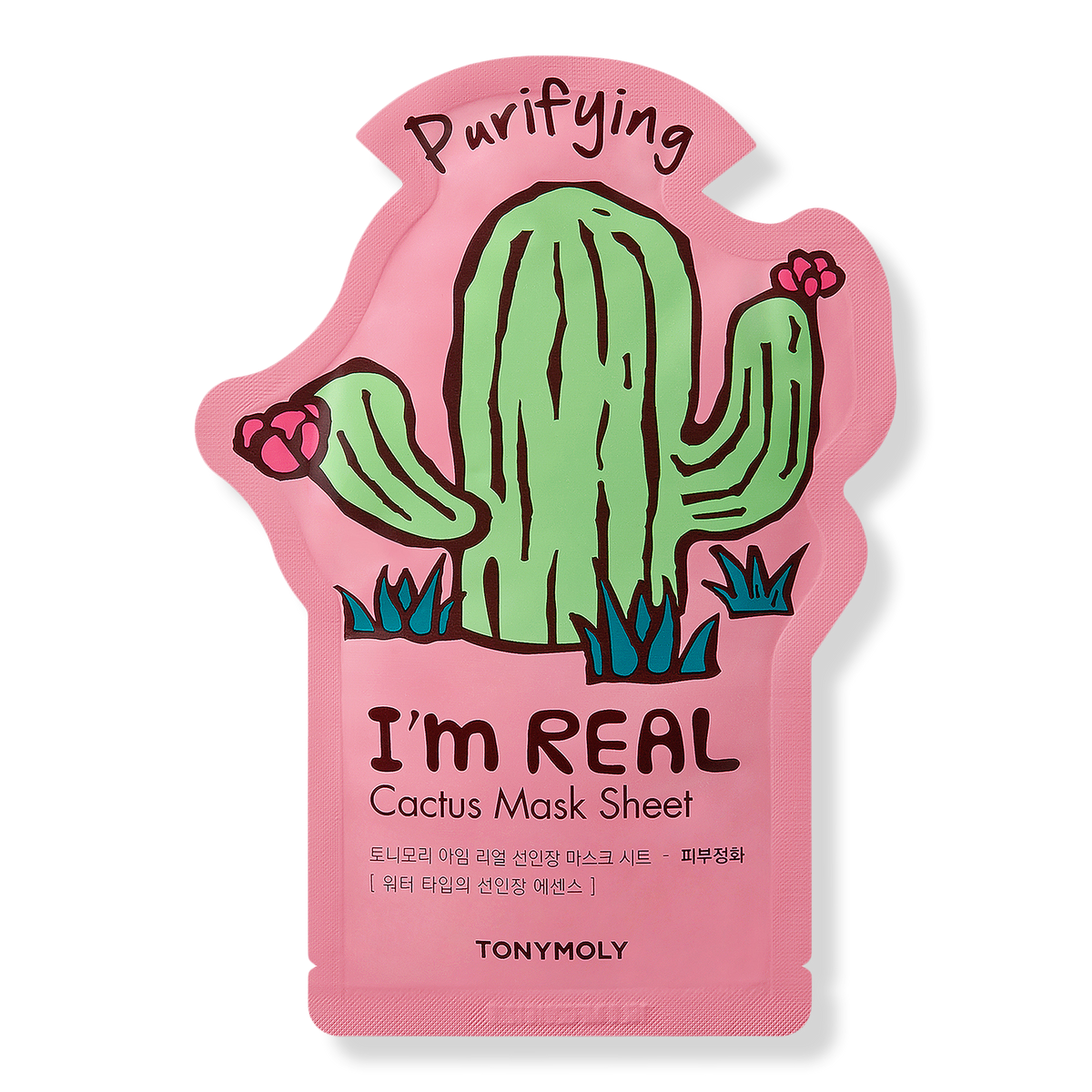 TONYMOLY I'm Real Cactus Sheet Mask, 0.71 oz