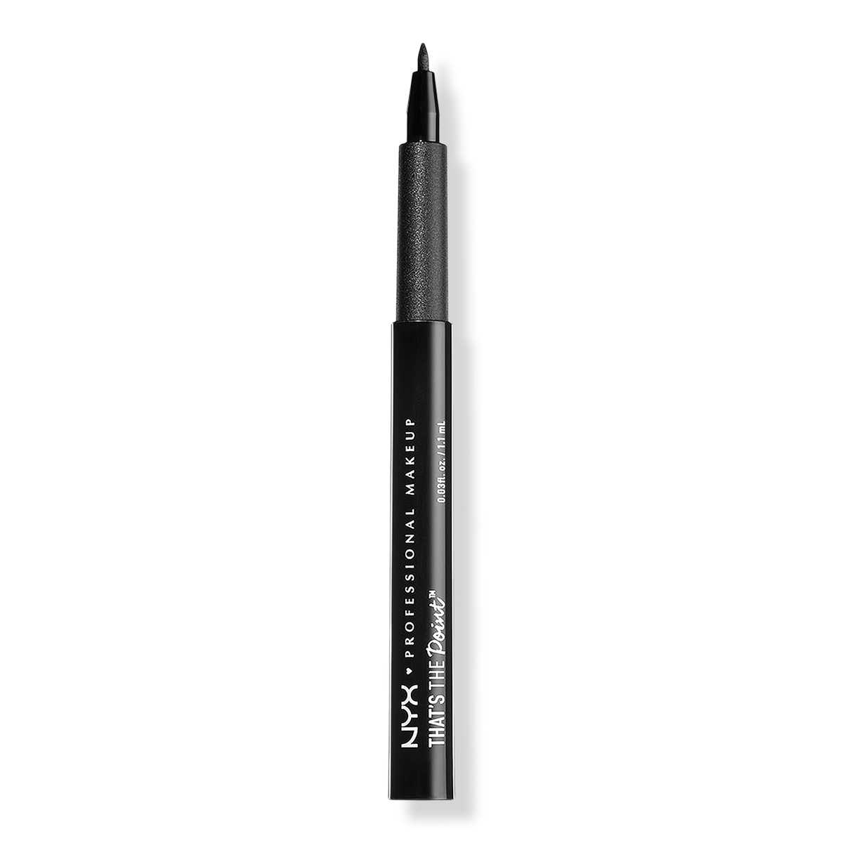 NYX Professional Makeup That's The Point Black Liquid Eyeliner, A Bit Edgy, 0.03 oz
