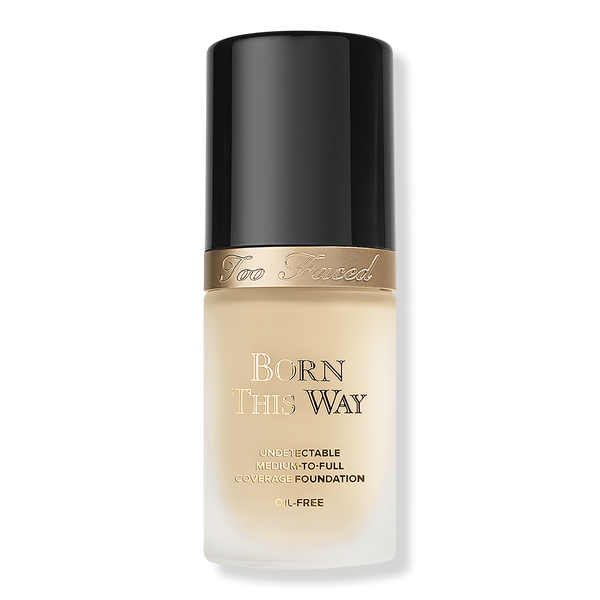 Too Faced Born This Way Undetectable Medium-to-Full Coverage Foundation, Almond, 1 oz