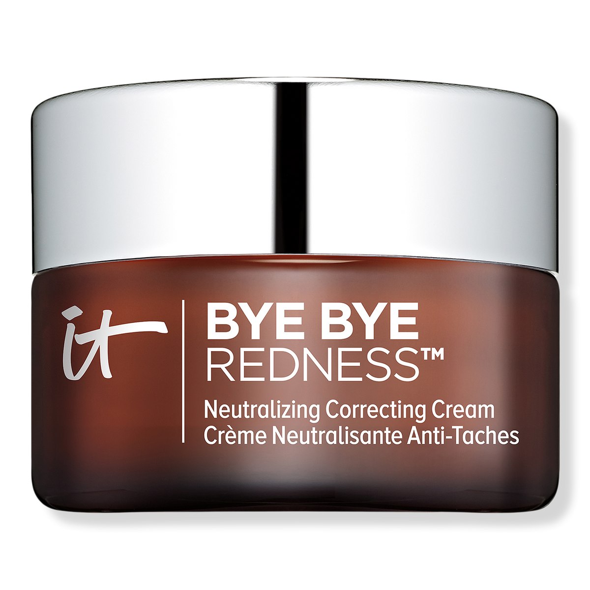 IT Cosmetics Bye Bye Redness Neutralizing Color-Correcting Concealer Cream, Transforming Porcelain Beige, 0.37 oz