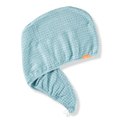 Aquis Rapid Dry Waffle Hair Turban, Dream Boat Blue
