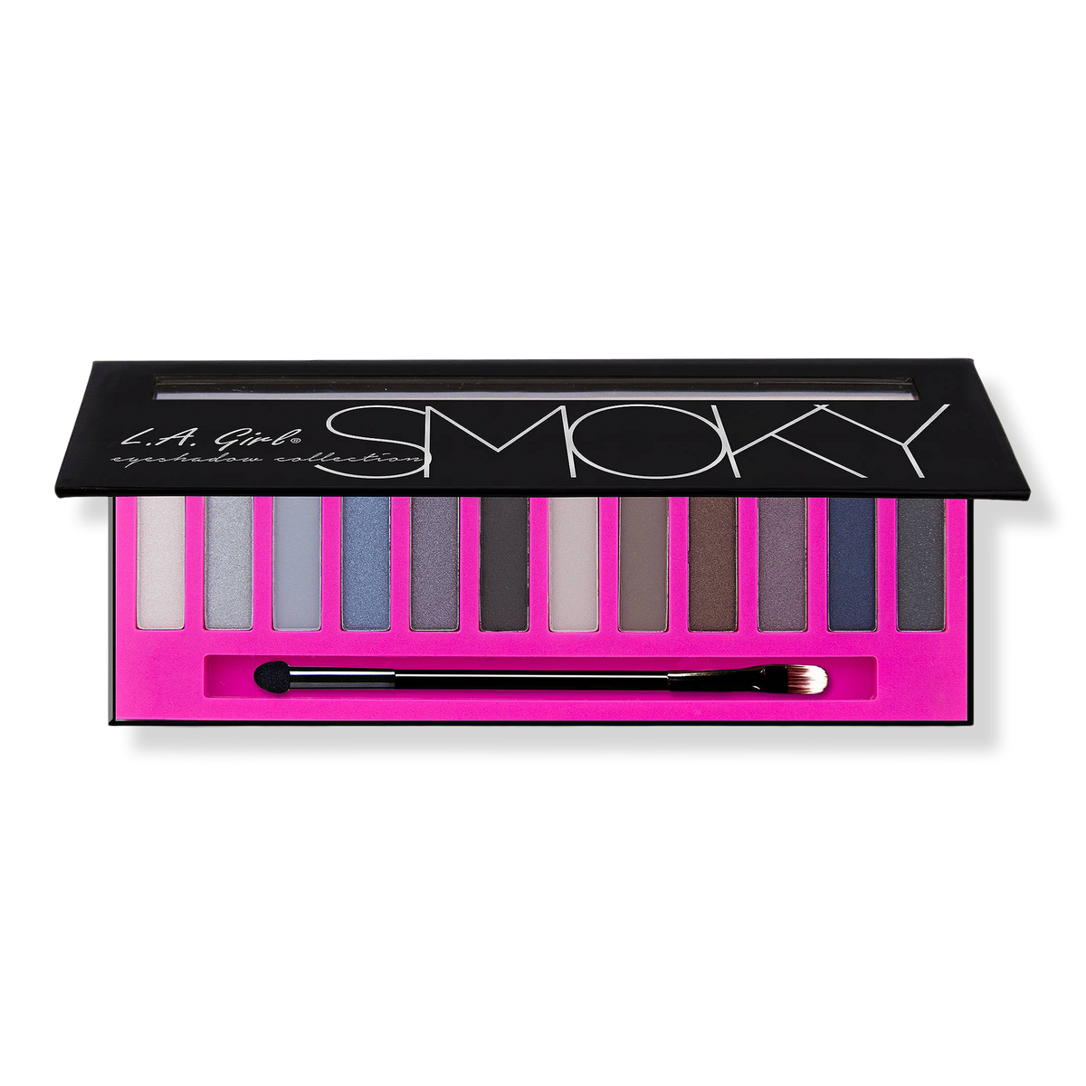 L.A. Girl Smoky Beauty Brick Eyeshadow Palette, 0.42 oz