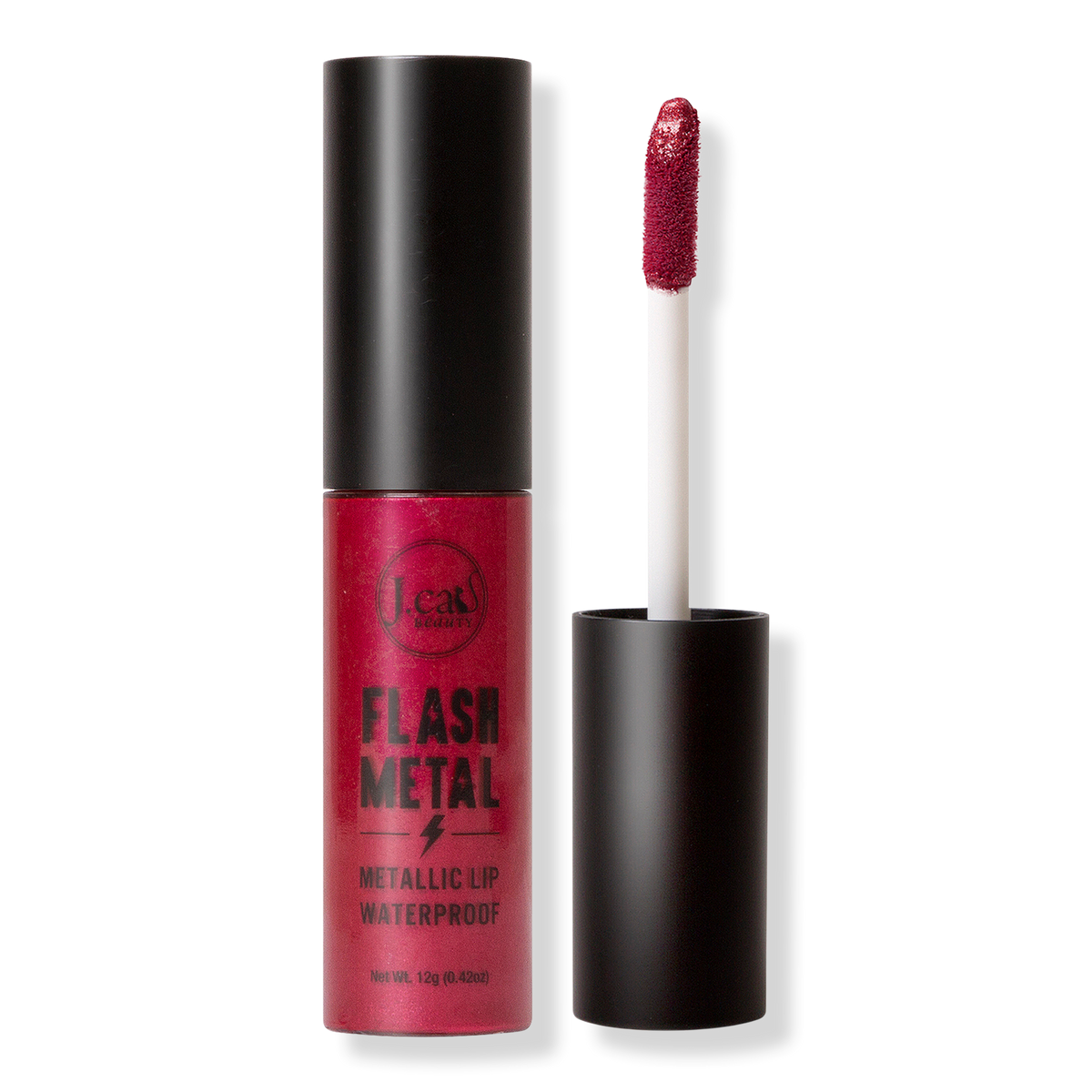 J.Cat Beauty Flash Metal Metallic Matte Lip, Whistle Away, 0.42 oz