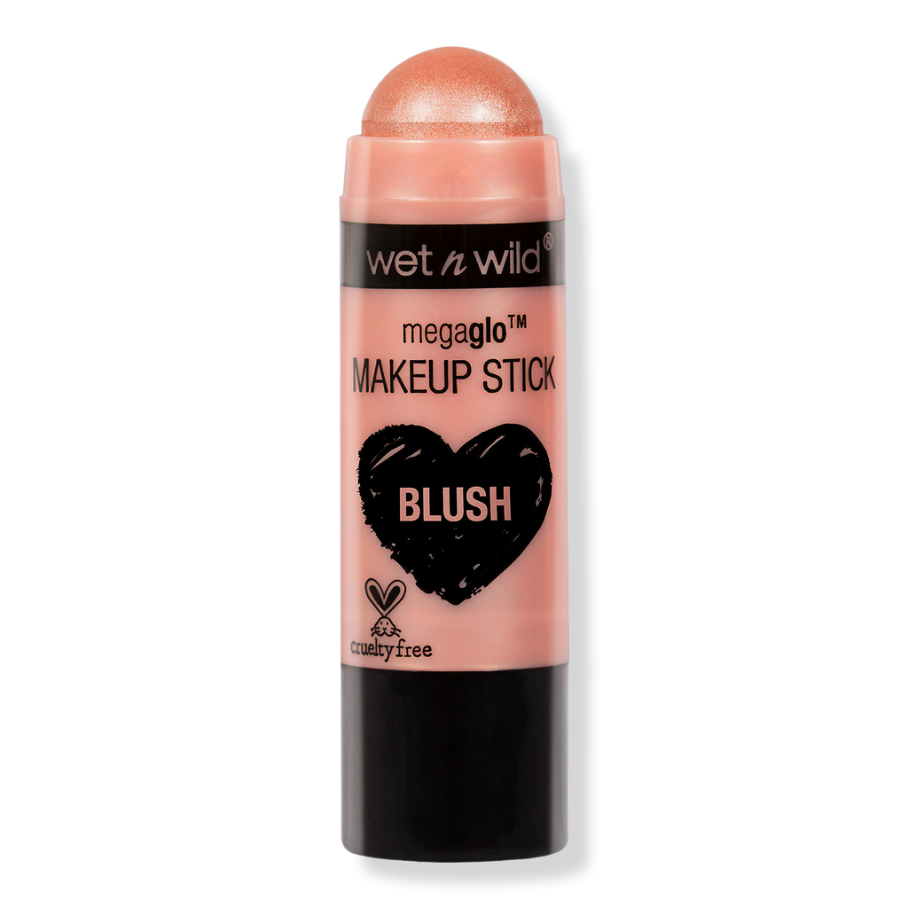 Wet n Wild MegaGlo Makeup Stick Blush, Peach Bums, 0.21 oz