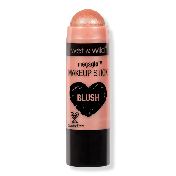 Wet n Wild MegaGlo Makeup Stick Blush, Peach Bums, 0.21 oz