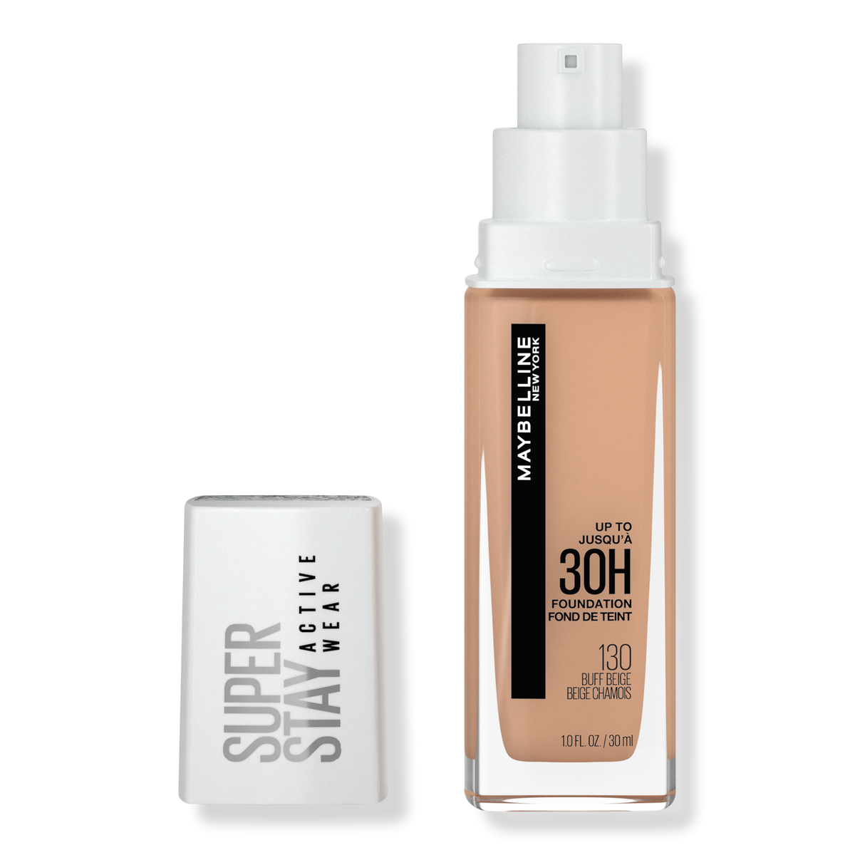 Maybelline Super Stay Full Coverage Foundation, Buff Beige 130, 1 oz
