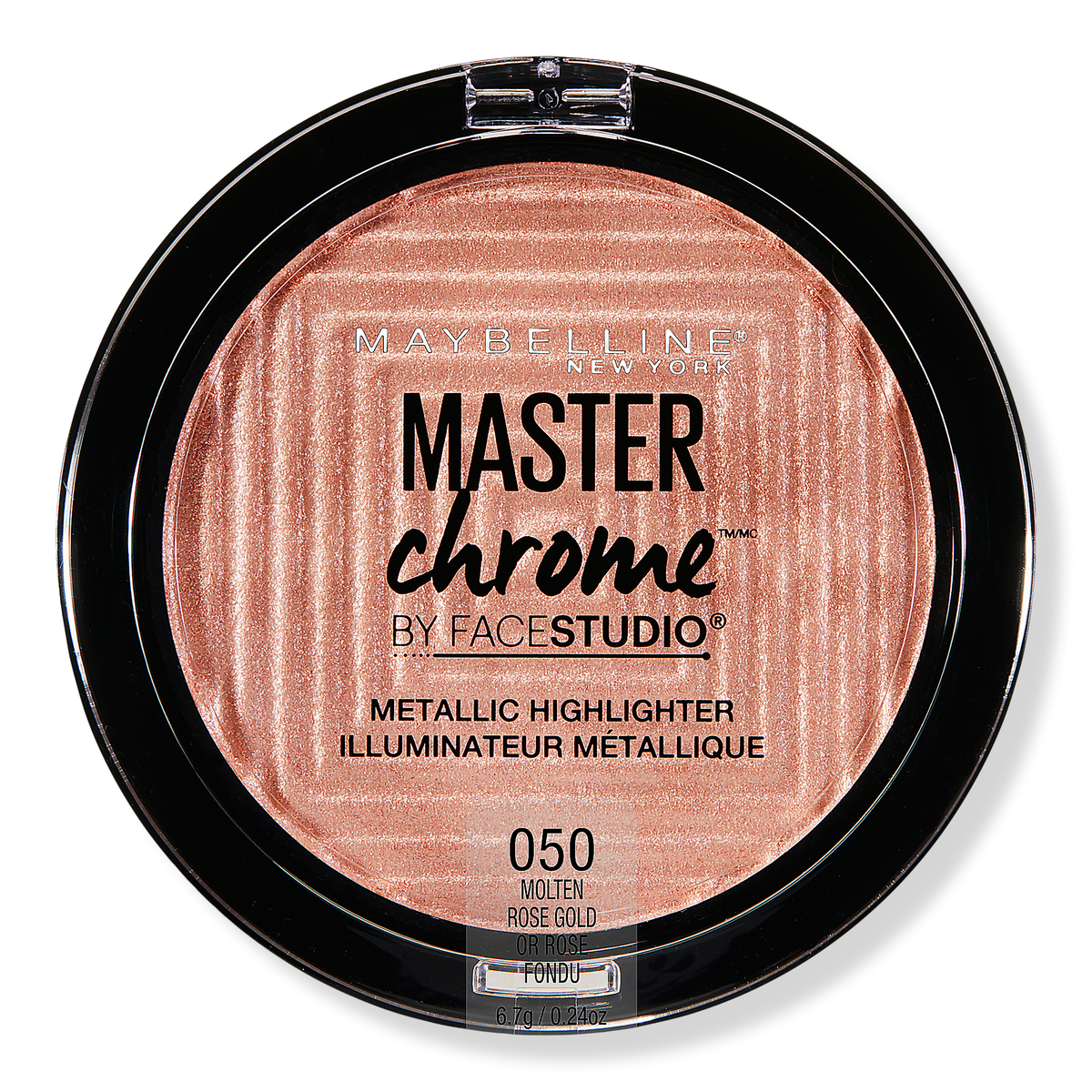 Maybelline FaceStudio Master Chrome Metallic Highlighter, Molten Rose Gold, 1 oz