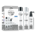 Nioxin Hair Care Full Kit with Cleanser, Scalp Therapy, and Scalp Treatment, System 1, 1 ea