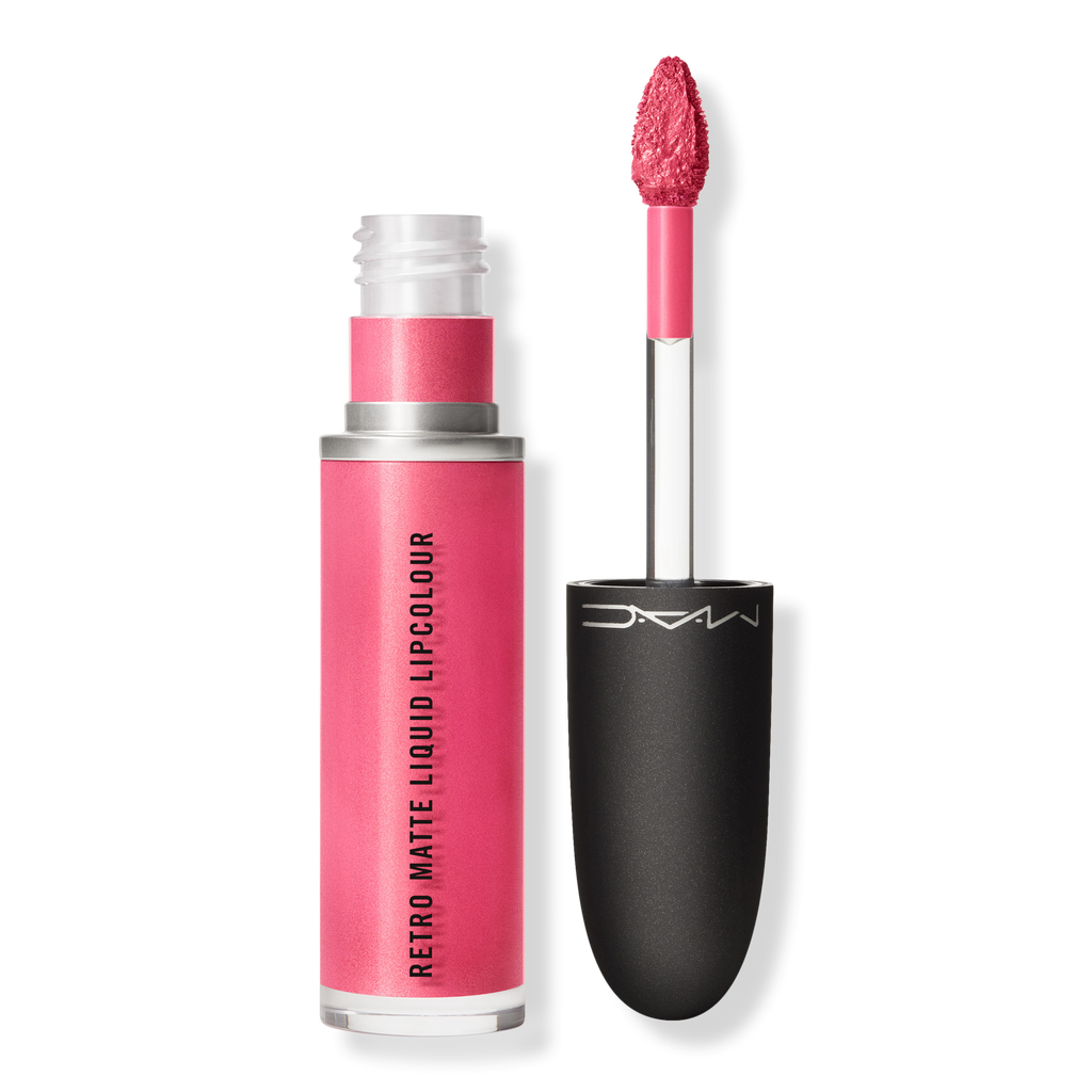 MAC Retro Matte Liquid Lipcolour Metallics, Metallic Rose, 0.17 oz