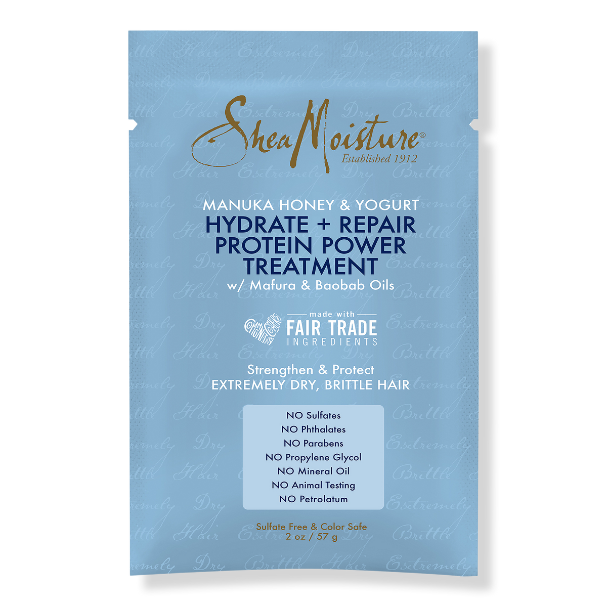 SheaMoisture Manuka Honey & Yogurt Hydrate + Repair Protein-Strong Treatment, 2 oz