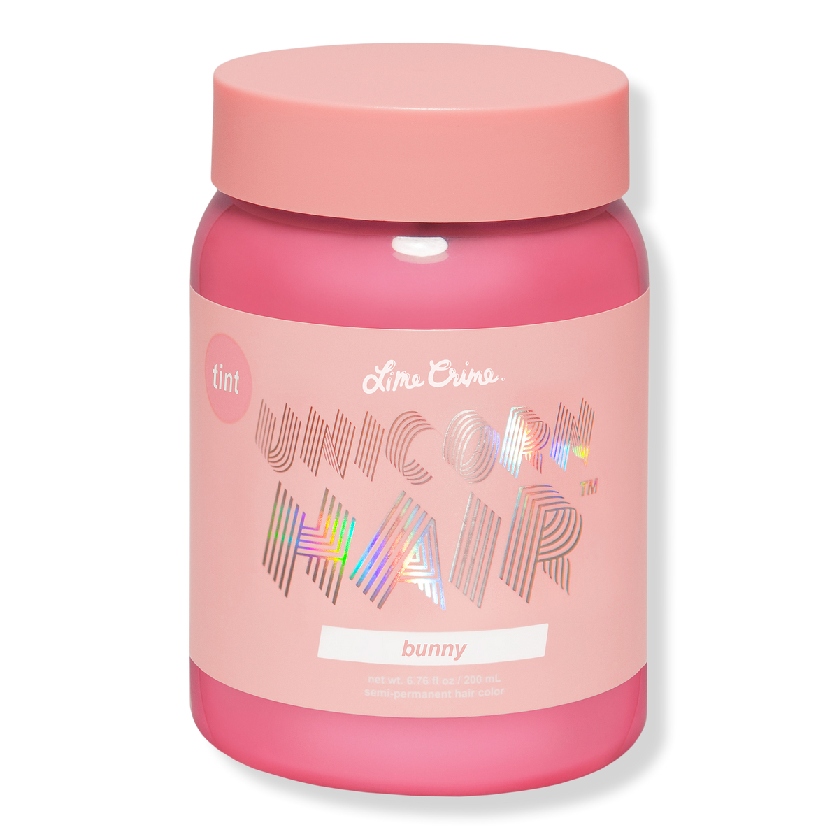 Lime Crime Unicorn Hair Semi-Permanent Hair Color Tint, Bunny, 6.76 oz