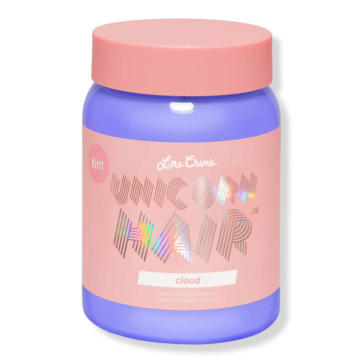 Lime Crime Unicorn Hair Semi-Permanent Hair Color Tint, Cloud, 6.76 oz