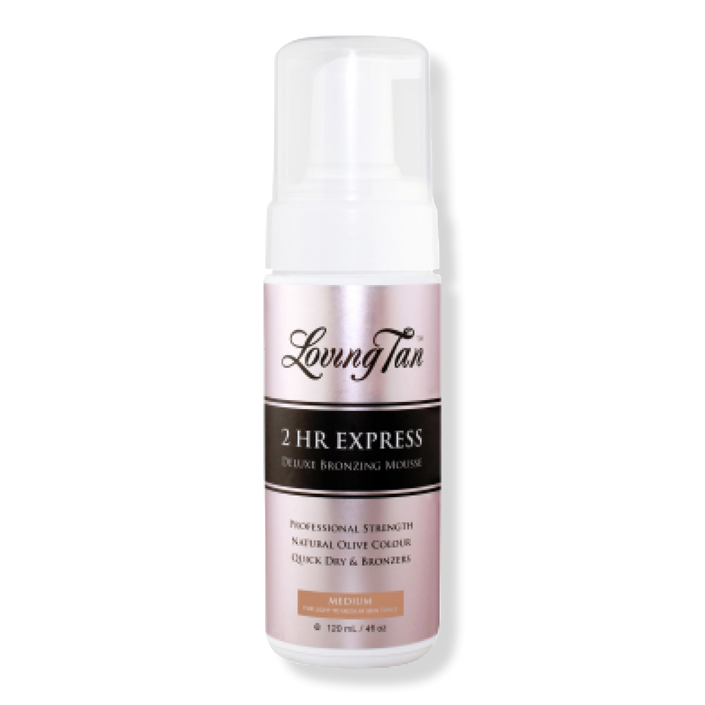 Loving Tan 2 HR Express Self Tanning Mousse Medium, 4 oz