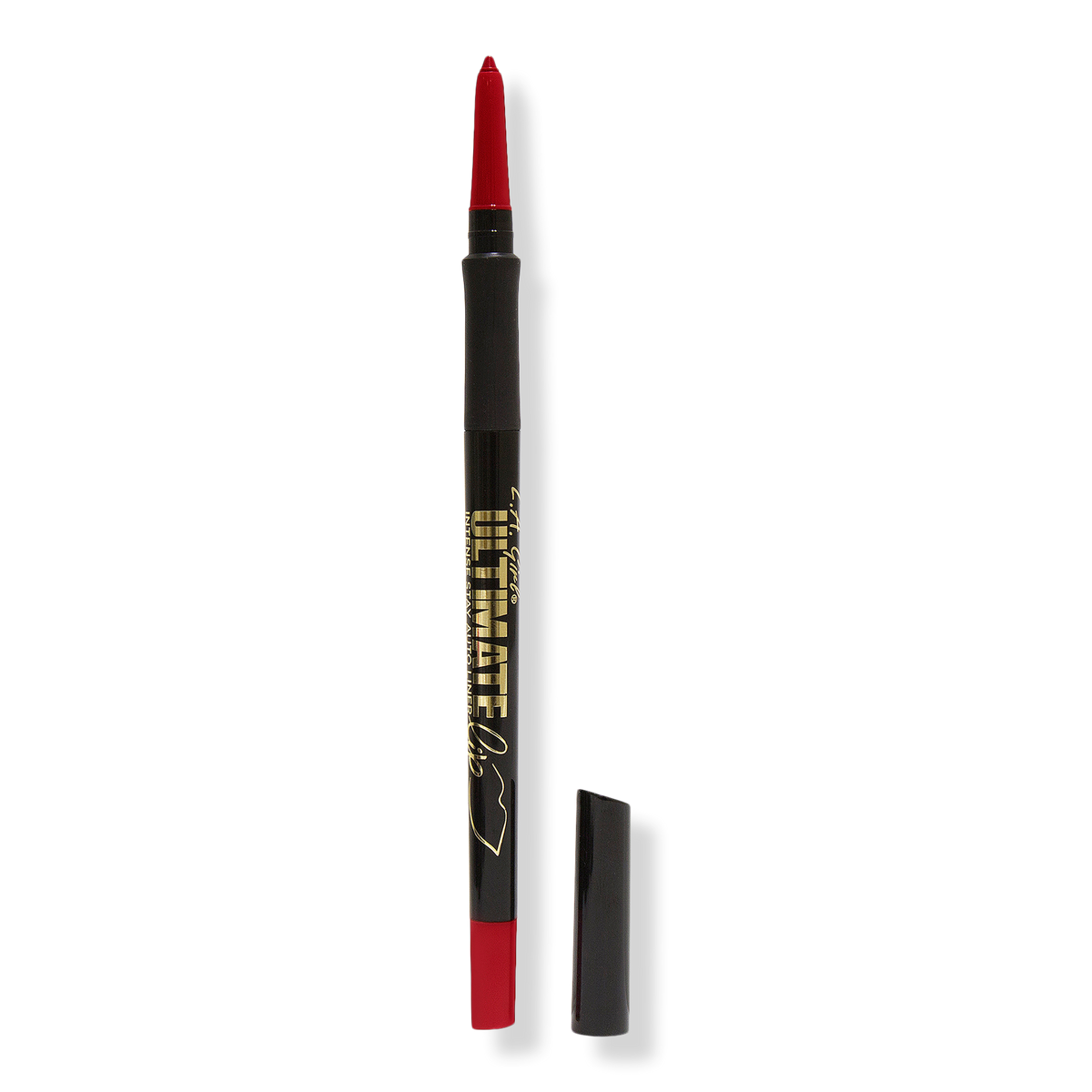 L.A. Girl Ultimate Lip Intense Wear Auto Lipliner, Relentless Red, 0.01 oz