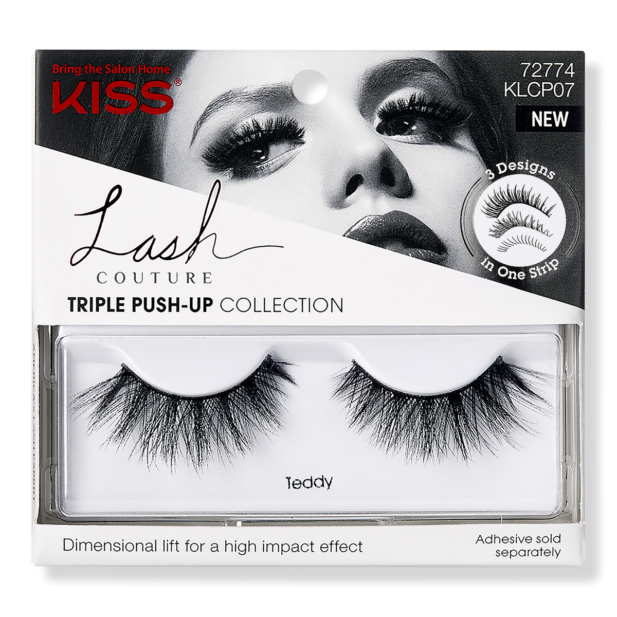 Kiss Lash Couture, Triple Push-Up Collection, Teddy