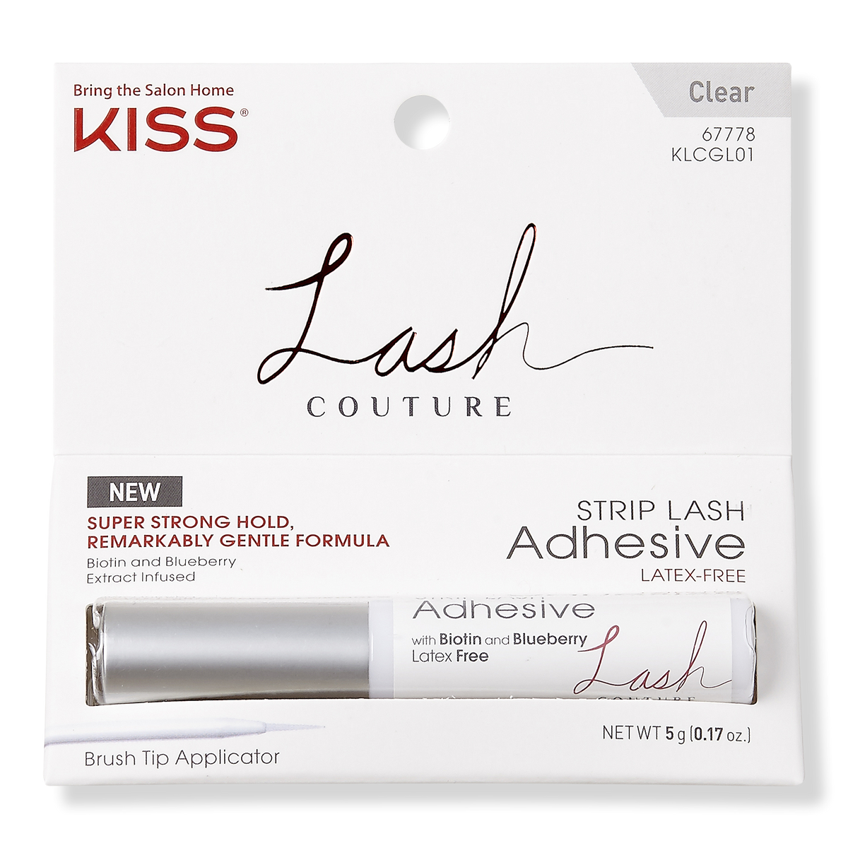 Kiss Lash Couture Lash Adhesive, Clear