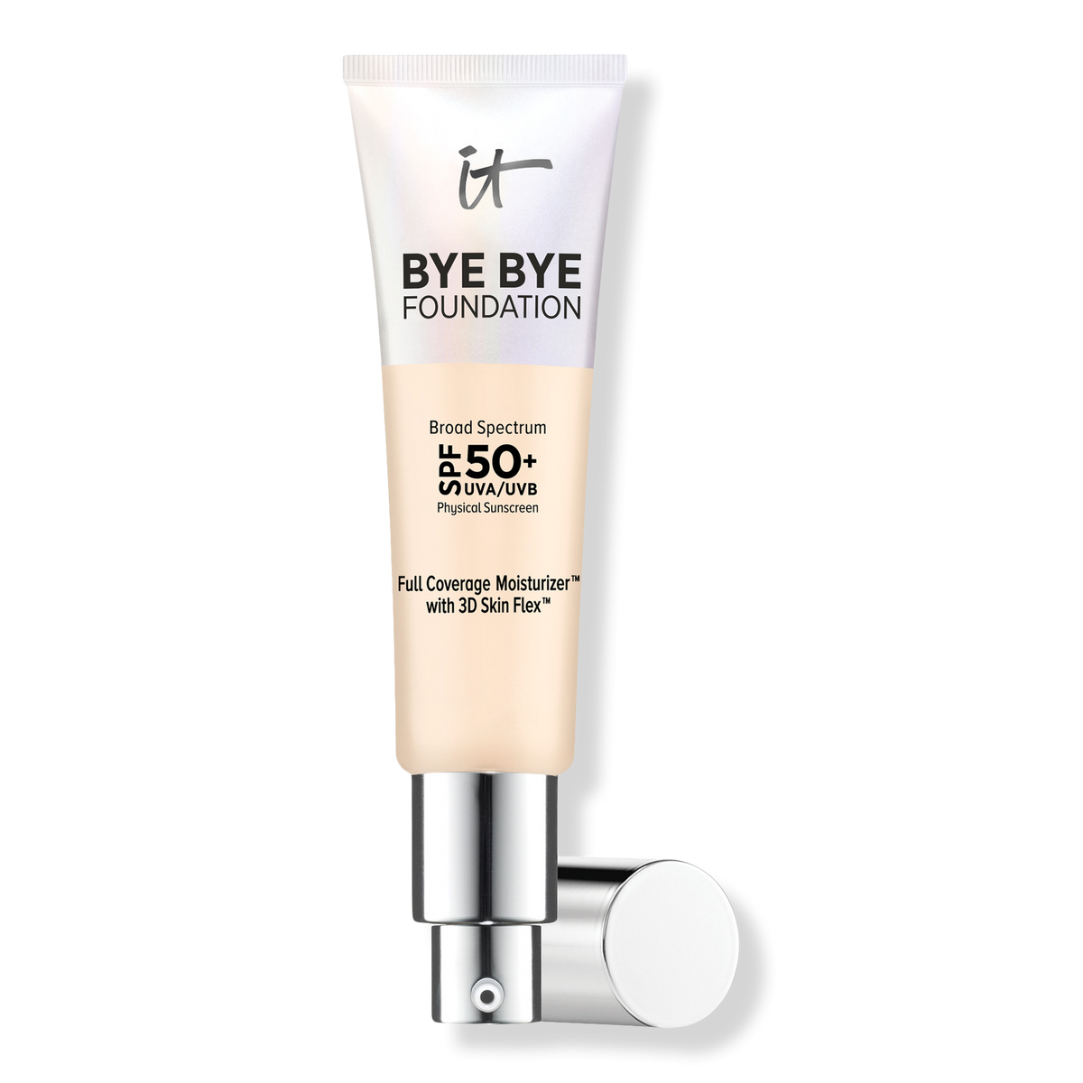 IT Cosmetics Bye Bye Foundation Full Coverage Moisturizer with, SPF 50+, Fair, 1.014 oz