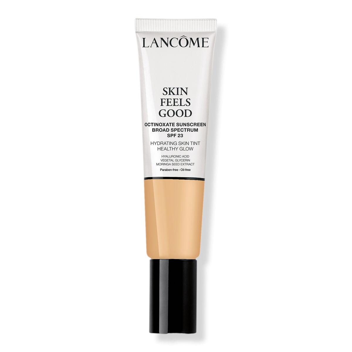 Lancôme Skin Feels Good Hydrating Tinted Moisturizer with, SPF 23, 025W Soft Beige, 1.08 oz
