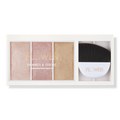 FLOWER Beauty Shimmer & Strobe Highlighting Palette, Champagne Shimmer, 0.28 oz