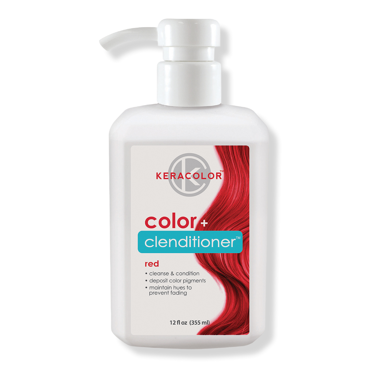 Keracolor Color + Clenditioner, Red, 12 oz