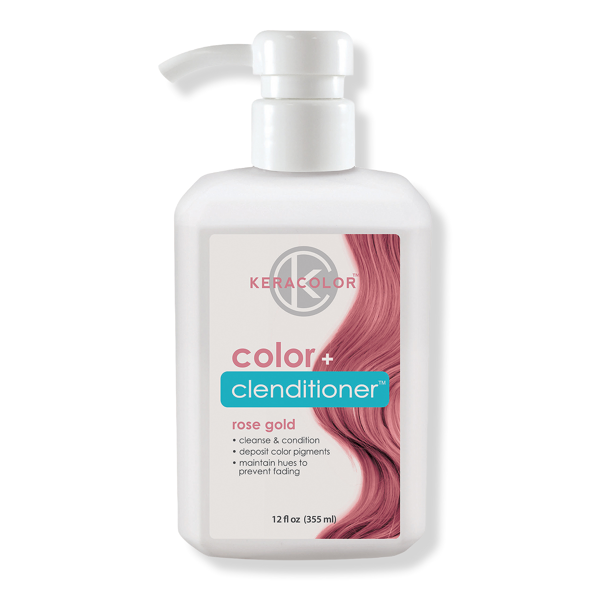 Keracolor Color + Clenditioner, Rose Gold, 12 oz