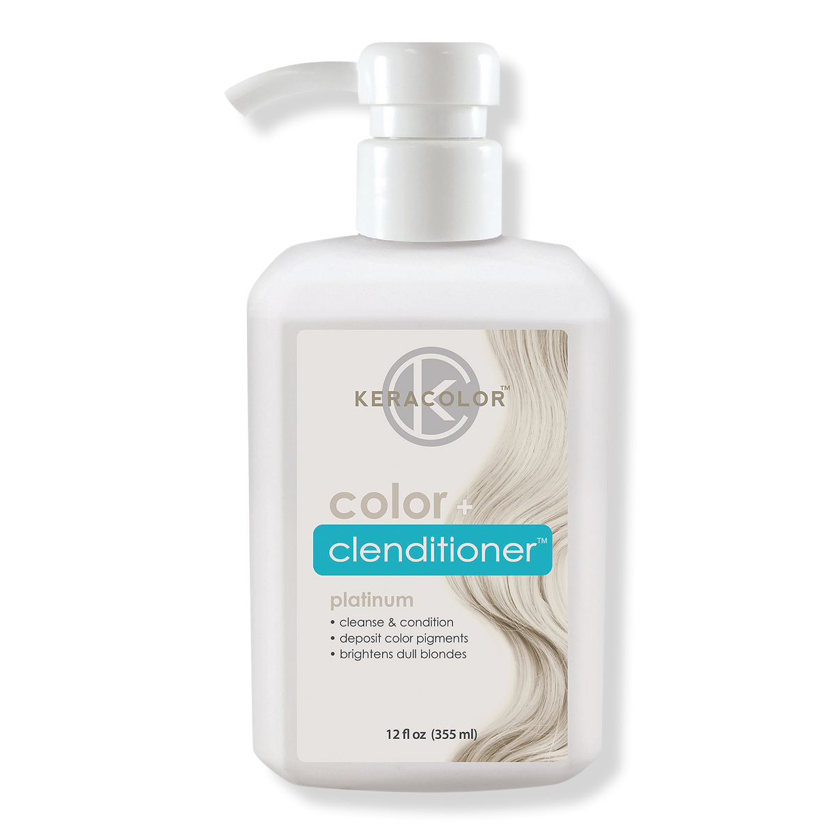 Keracolor Color + Clenditioner, Platinum, 12 oz