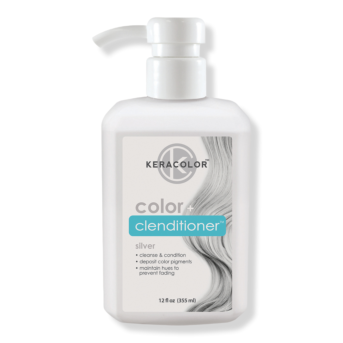 Keracolor Color + Clenditioner, Silver, 12 oz