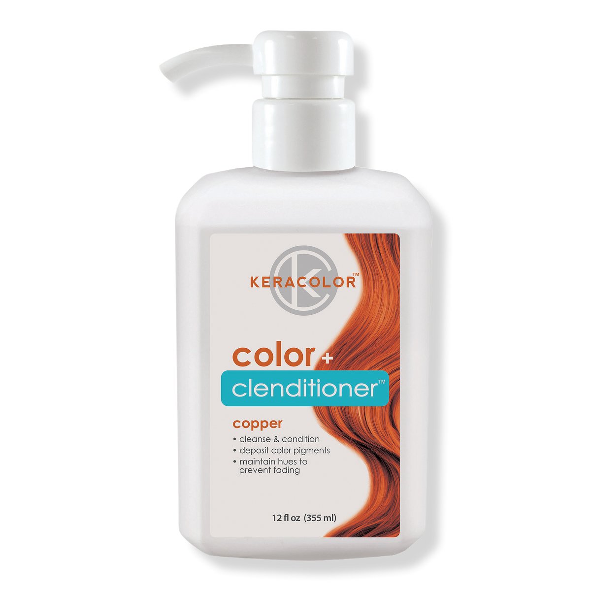 Keracolor Color + Clenditioner, Copper, 12 oz