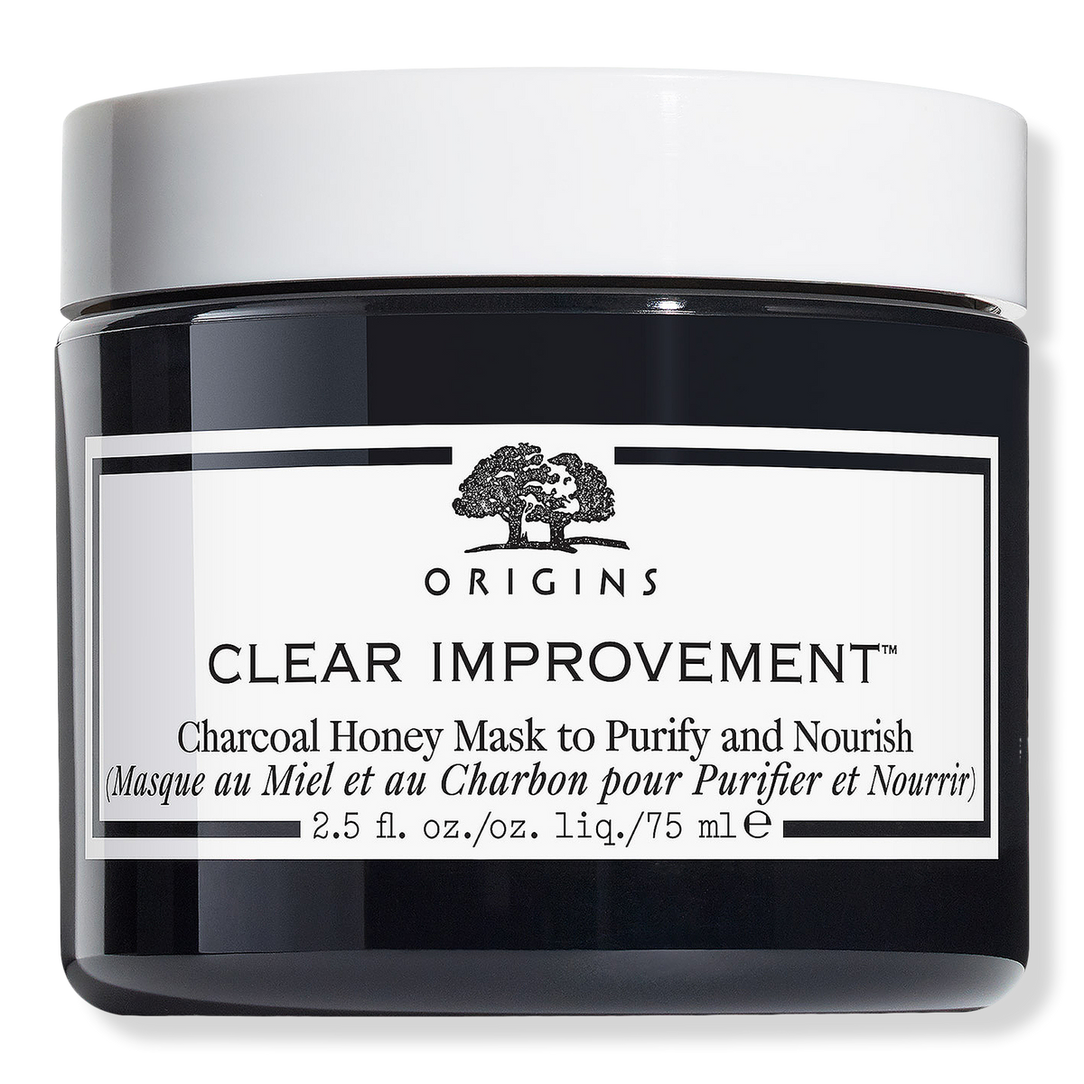 Origins Clear Improvement Charcoal Honey Mask To Purify & Nourish, 2.5 oz