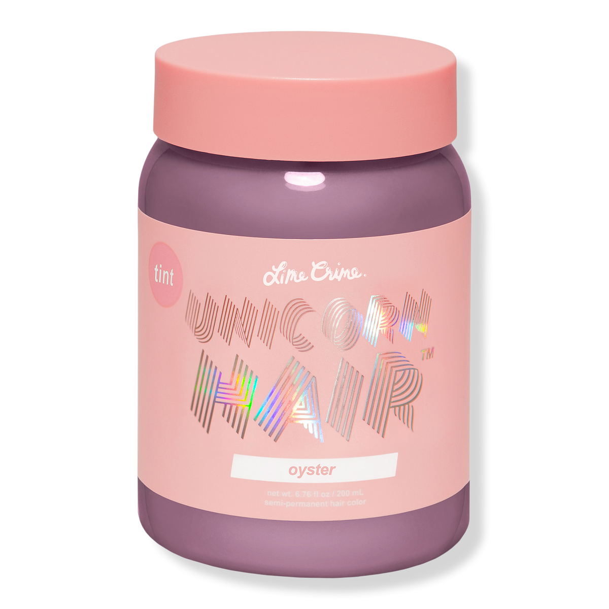 Lime Crime Unicorn Hair Semi-Permanent Hair Color Tint, Oyster, 6.76 oz