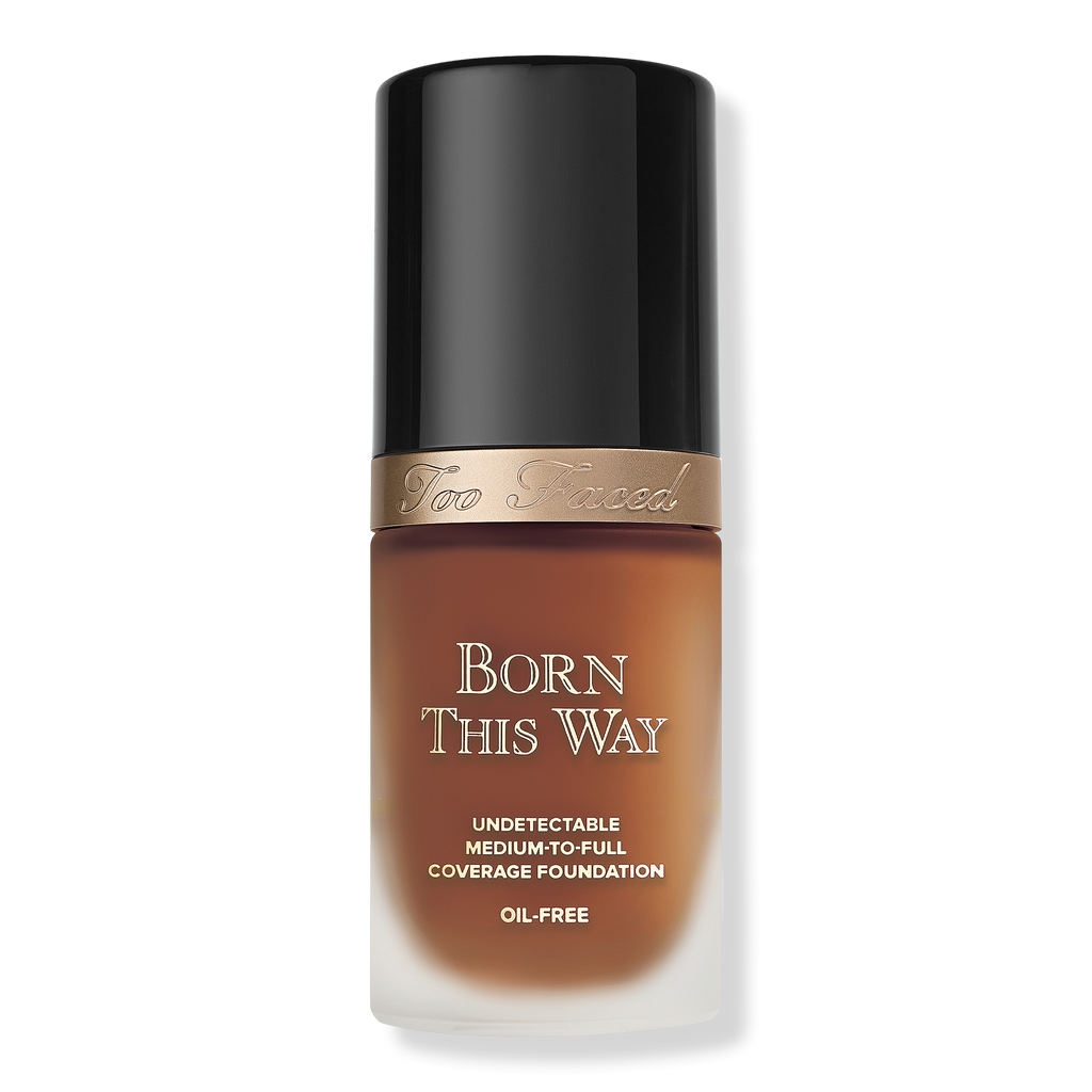 Too Faced Born This Way Undetectable Medium-to-Full Coverage Foundation, Spiced Rum, 1 oz