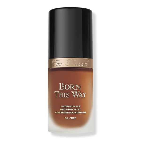 Too Faced Born This Way Undetectable Medium-to-Full Coverage Foundation, Spiced Rum, 1 oz