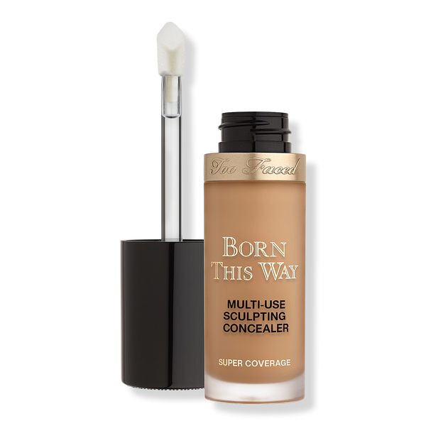 Too Faced Born This Way Super Coverage Multi-Use Sculpting Concealer, Mocha, 0.5 oz