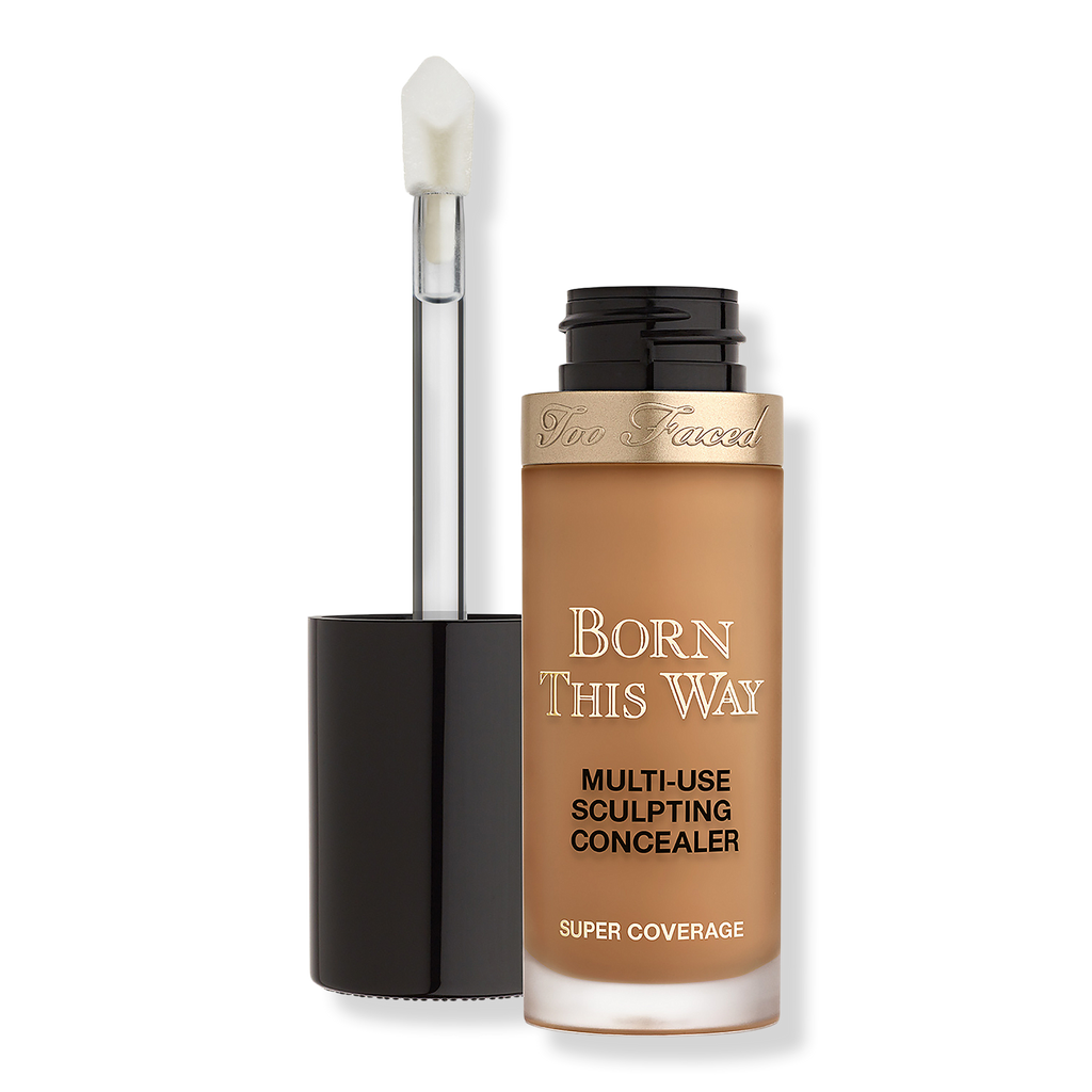 Too Faced Born This Way Super Coverage Multi-Use Sculpting Concealer, Chestnut, 0.5 oz