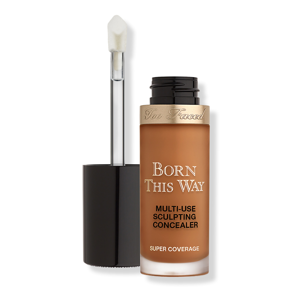 Too Faced Born This Way Super Coverage Multi-Use Sculpting Concealer, Toffee, 0.5 oz