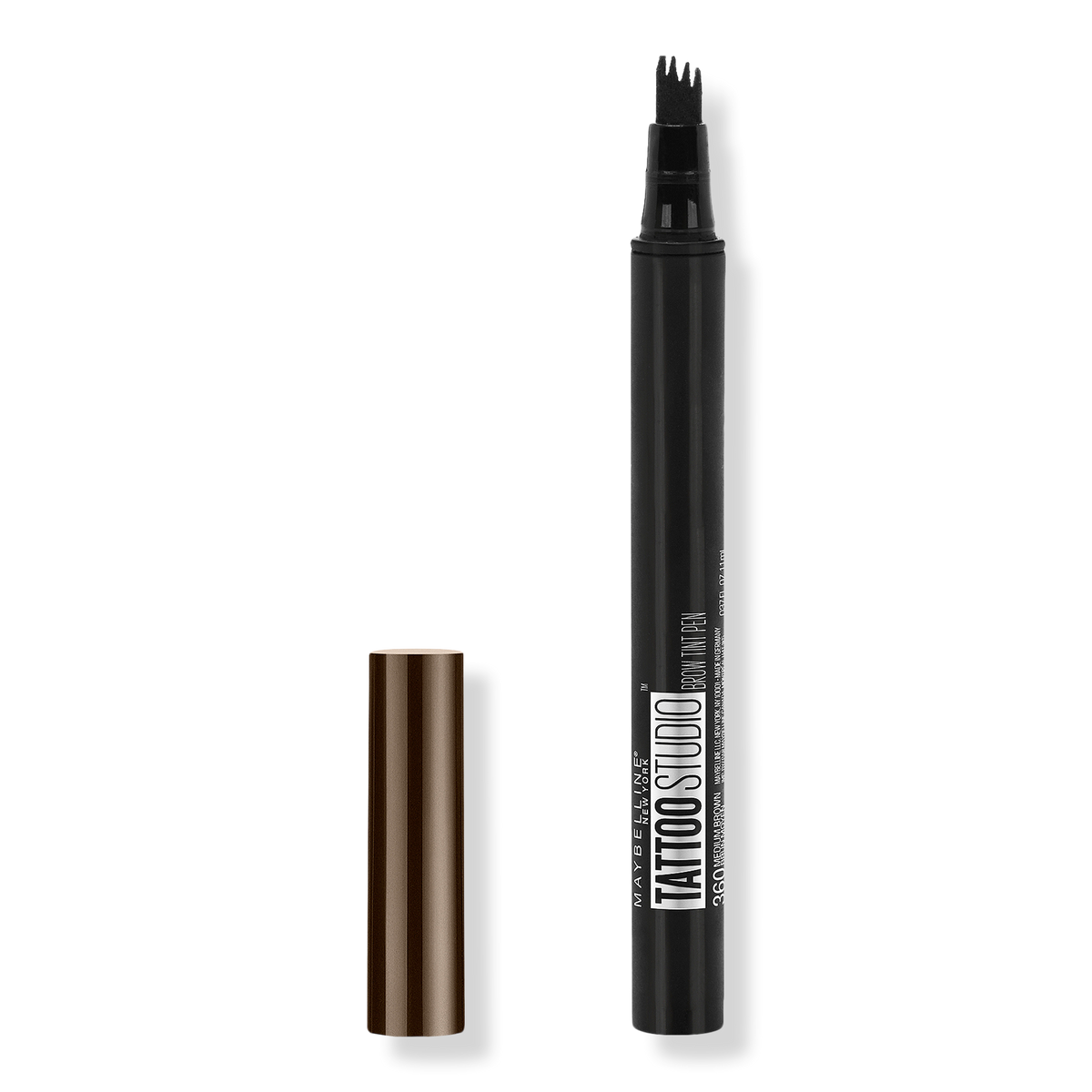 Maybelline TattooStudio Brow Tint Pen, Deep Brown, 0.037 oz