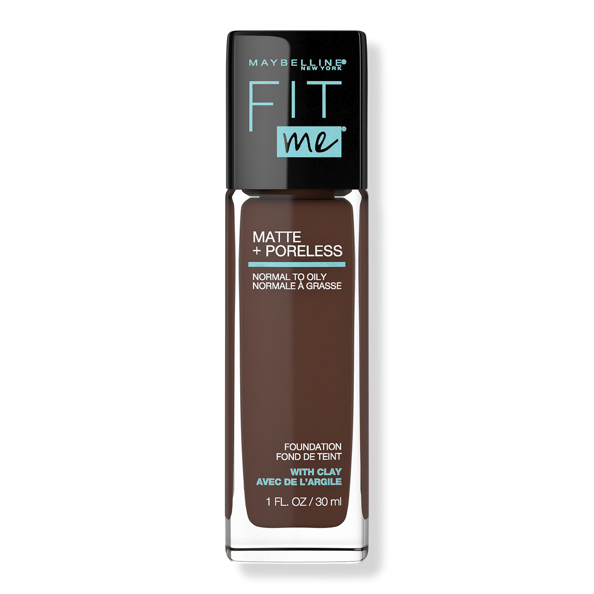 Maybelline Fit Me Matte + Poreless Liquid Foundation, Espresso 380, 1 oz