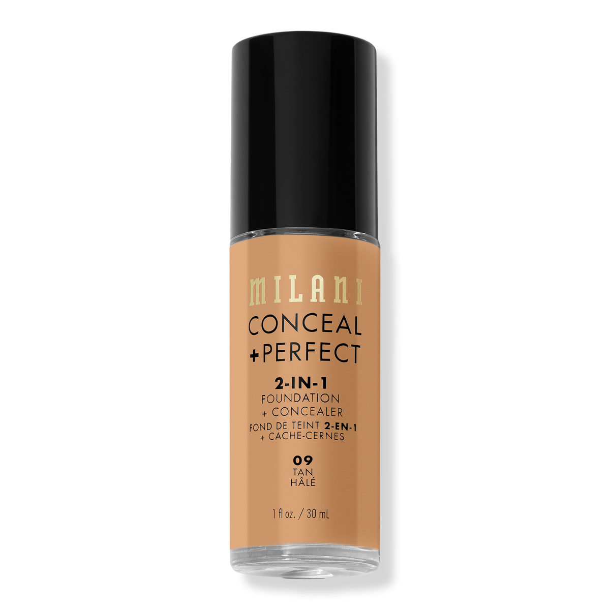 Milani Conceal + Perfect 2-in-1 Foundation + Concealer, Tan, 1 oz