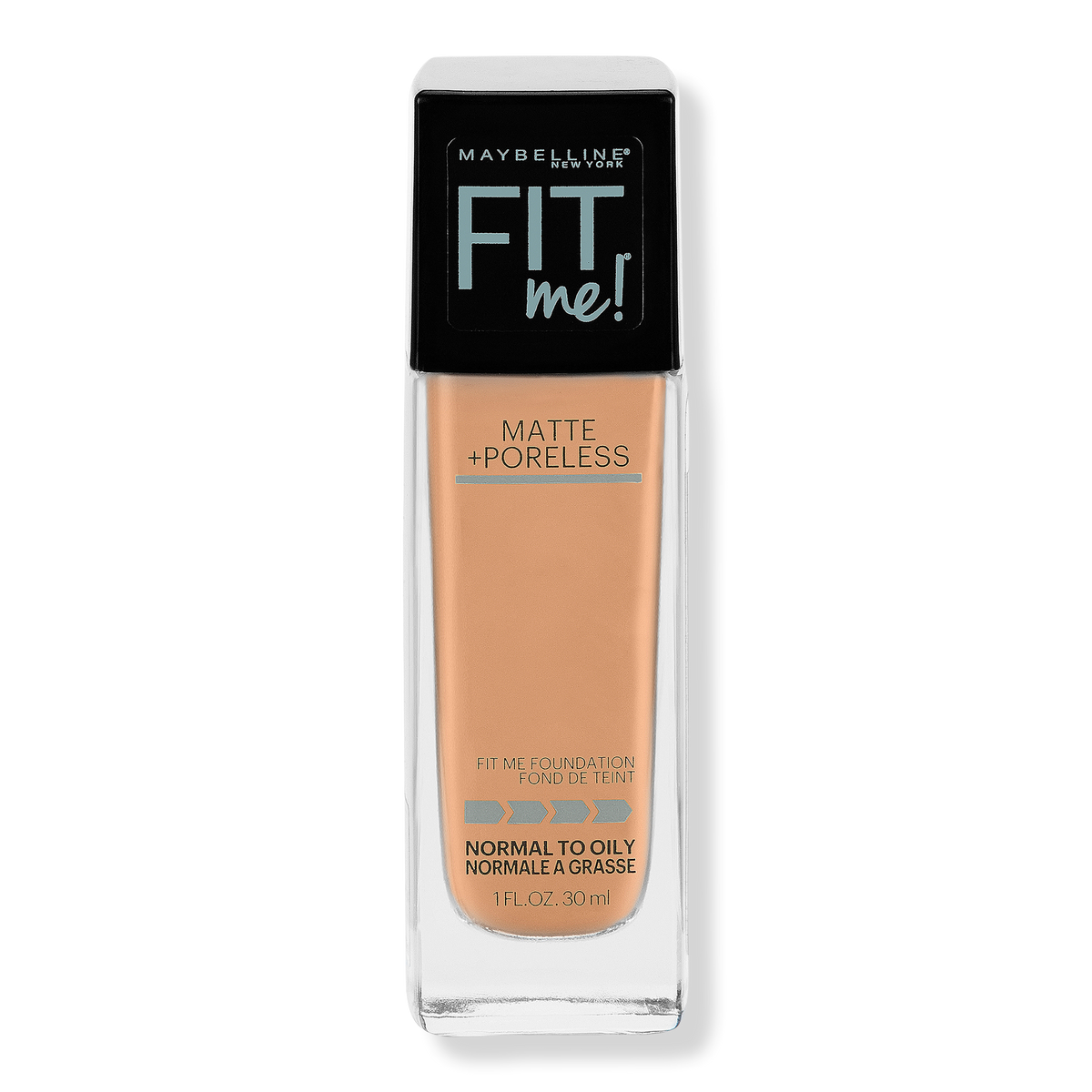 Maybelline Fit Me Matte + Poreless Liquid Foundation, Classic Beige 245, 1 oz