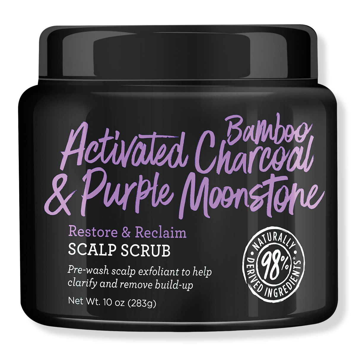 Not Your Mother's Activated Bamboo Charcoal & Purple Moonstone Restore & Reclaim Scalp Scrub, 10 oz