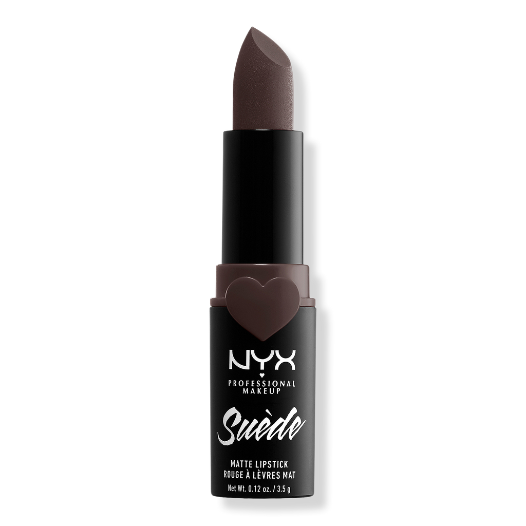 NYX Professional Makeup Suede Matte Lipstick Lightweight Vegan Lipstick, Moonwalk, 0.12 oz