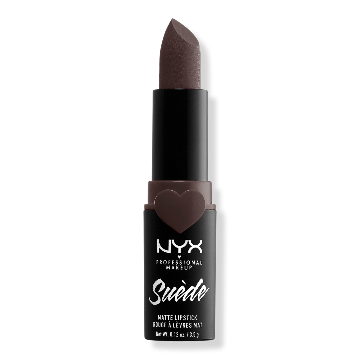 NYX Professional Makeup Suede Matte Lipstick Lightweight Vegan Lipstick, Moonwalk, 0.12 oz